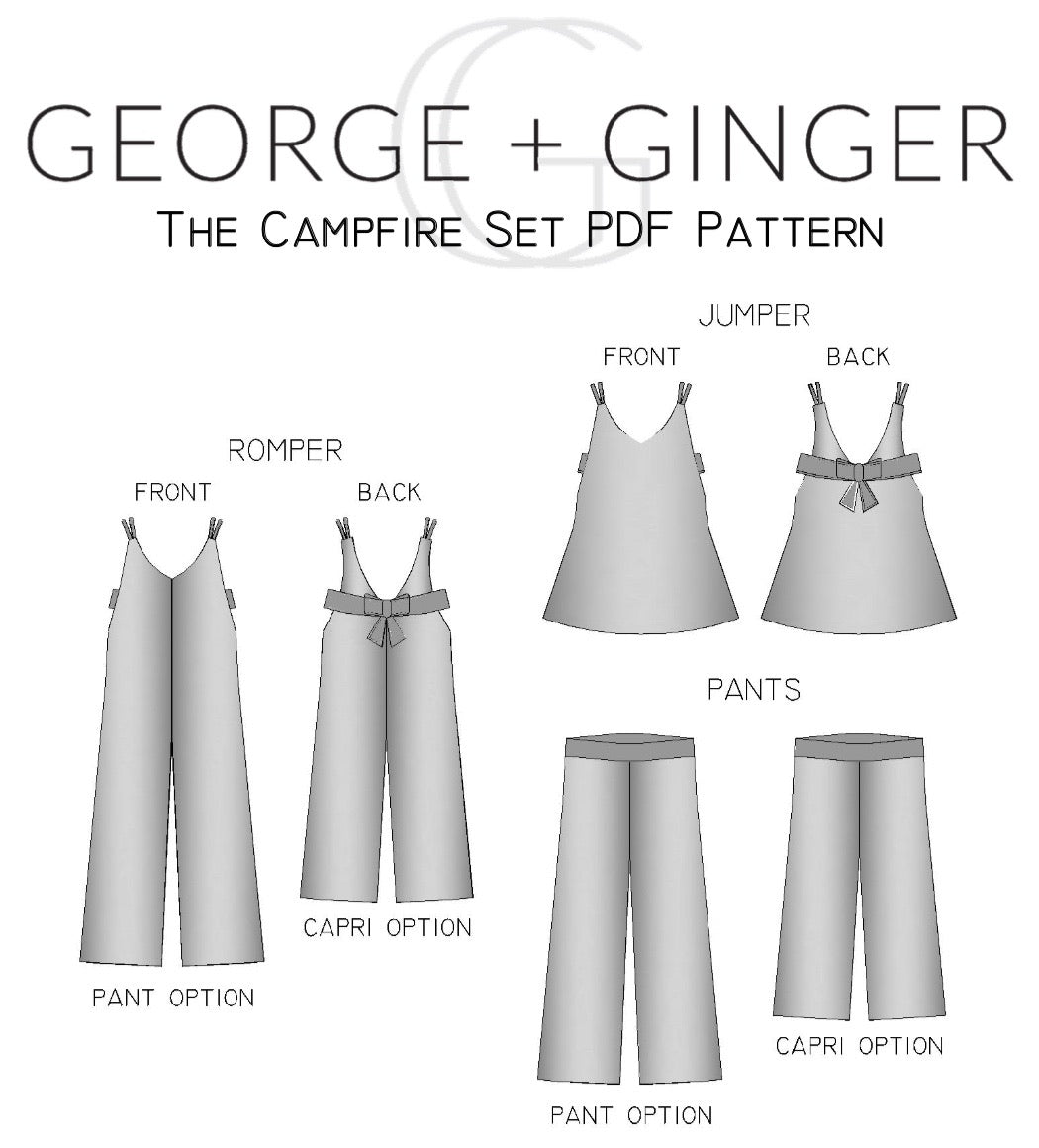 The Campfire Set PDF Sewing Pattern