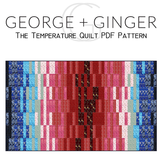 G+G Temperature Quilt 2022 PDF Sewing Pattern