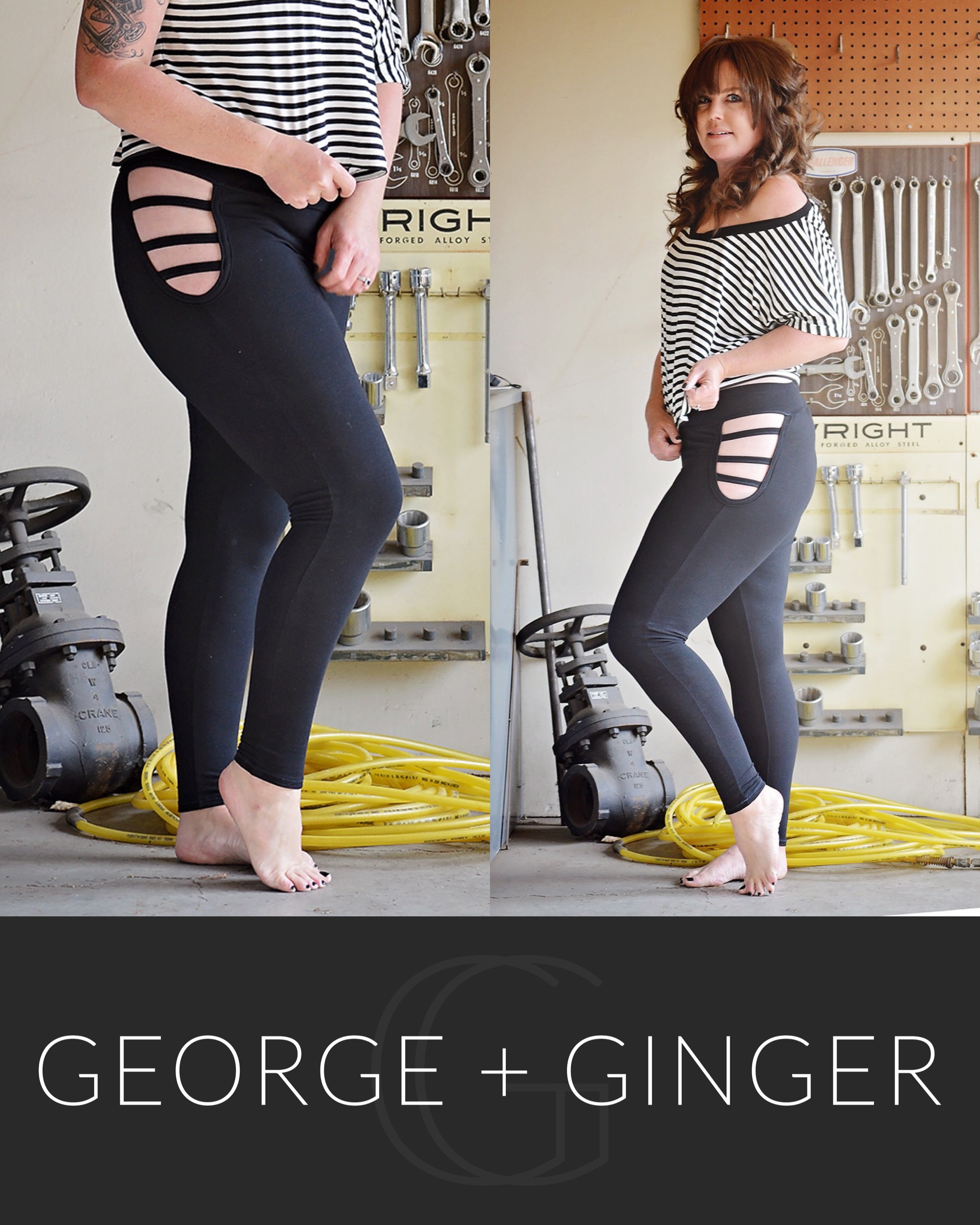 View C - The Roxie Stockings PDF Sewing Pattern – George And Ginger ...