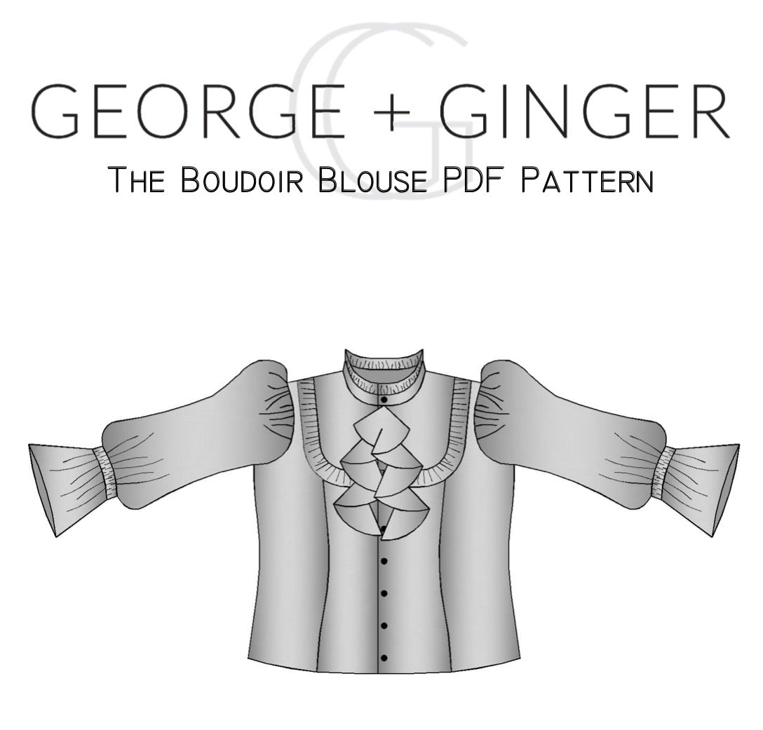The Boudoir Blouse PDF Sewing Pattern