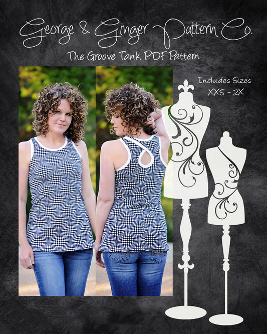 The Groove Tank PDF Sewing Pattern