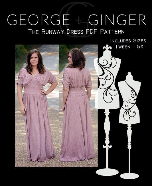 The Runway Dress PDF Sewing Pattern
