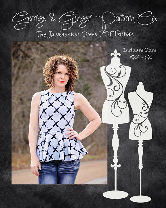 The Jawbreaker Dress PDF Sewing Pattern