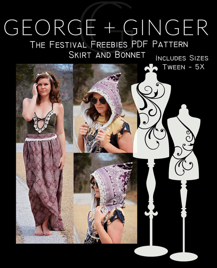 The Festival Freebies PDF Sewing Pattern – George And Ginger Patterns