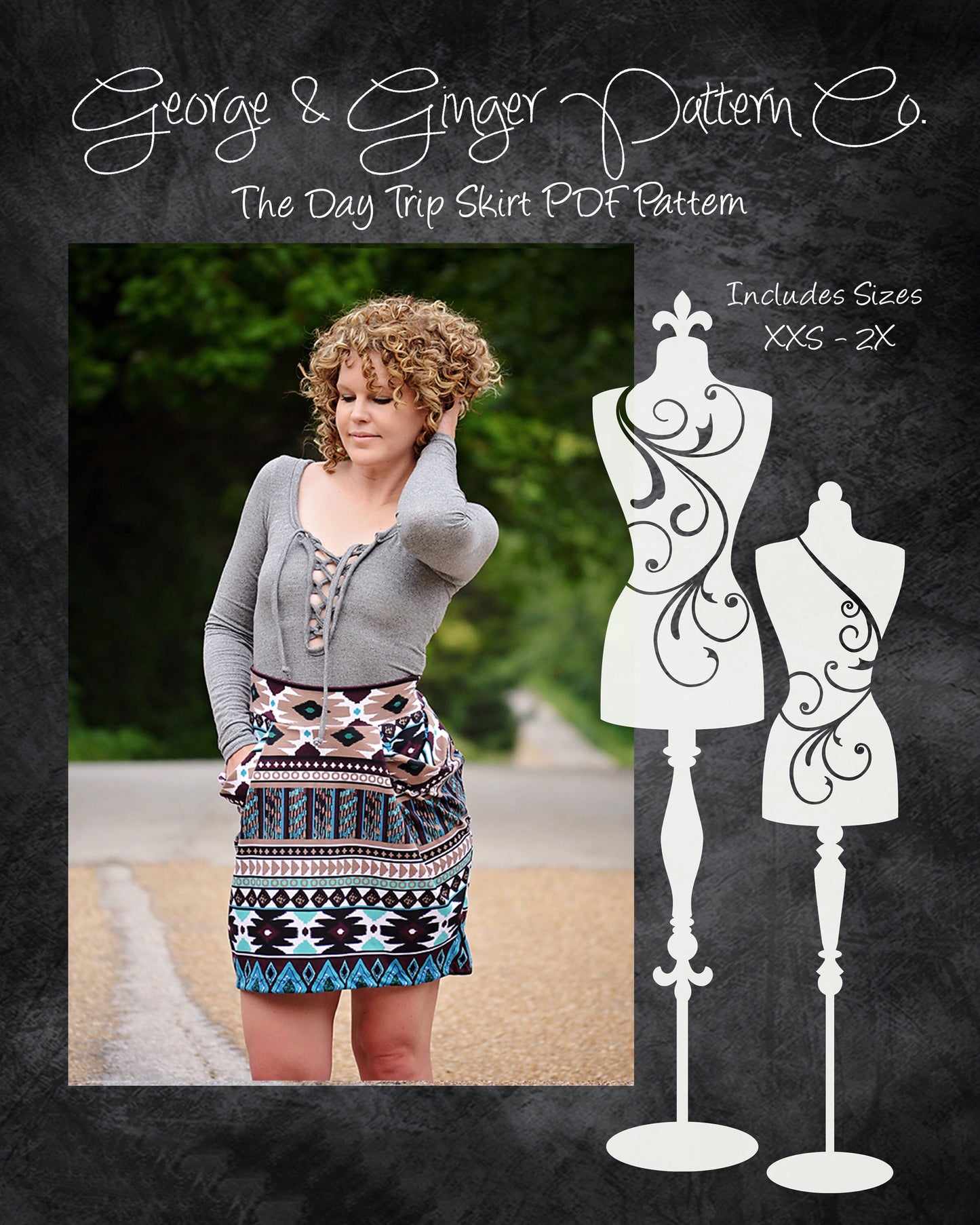 The Day Trip Skirt PDF Sewing Pattern