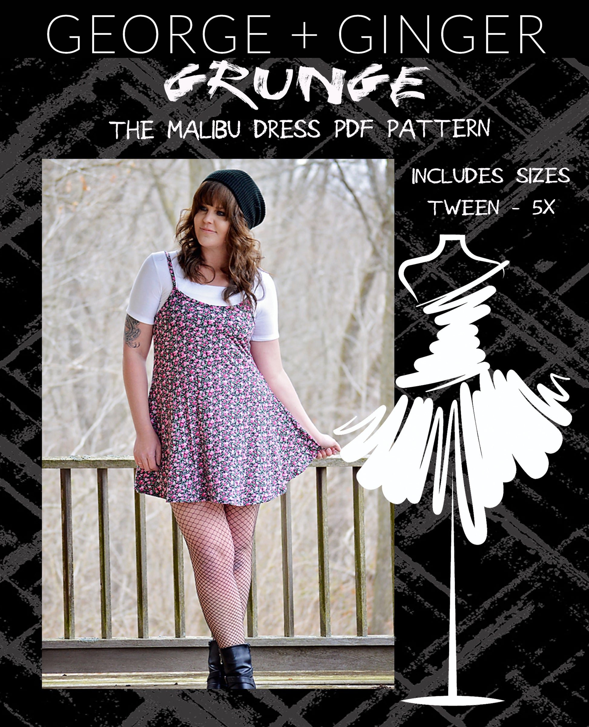 The Malibu Dress PDF Sewing Pattern George And Ginger Patterns The Malibu Dress PDF Sewing Pattern George And Ginger Patterns