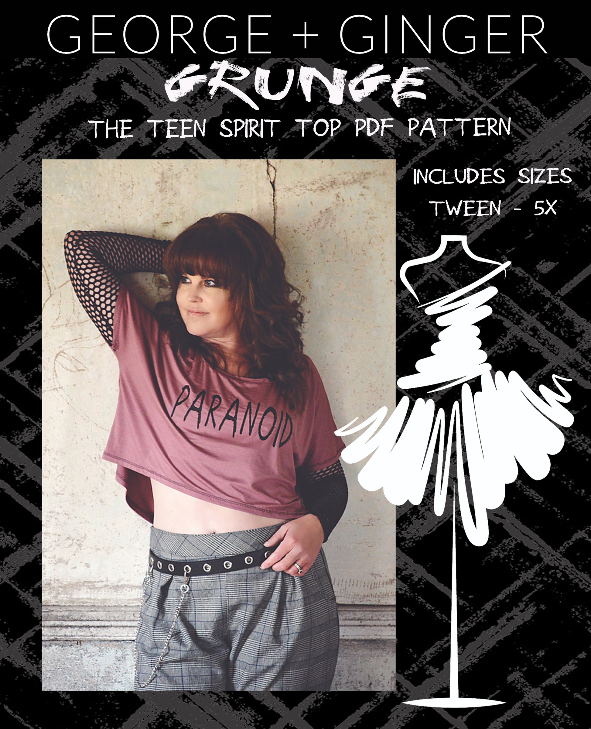 grunge dress pattern Grunge Starter Pack Collection PDF Sewing Pattern
